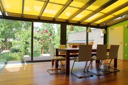 beschattung fr wintergarten - vertikaljalousie