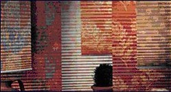 plissierte stoffe - arbeitsplatzbeschattung